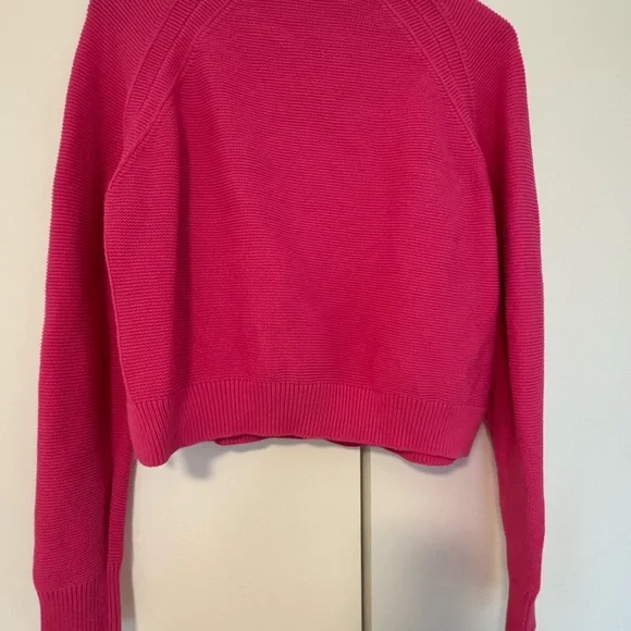 Women's Bright Pink French Connection Sweater - Picture 3 of 5